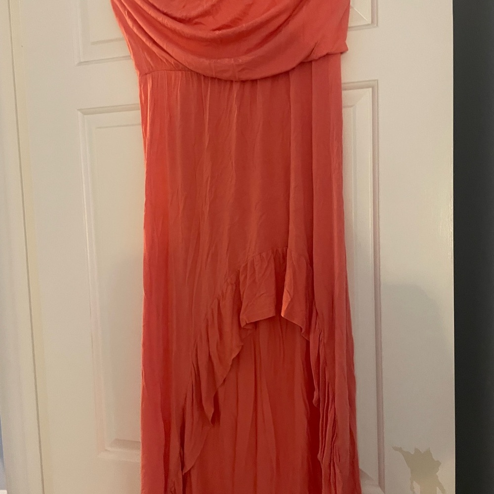 Elegant Coral Dress